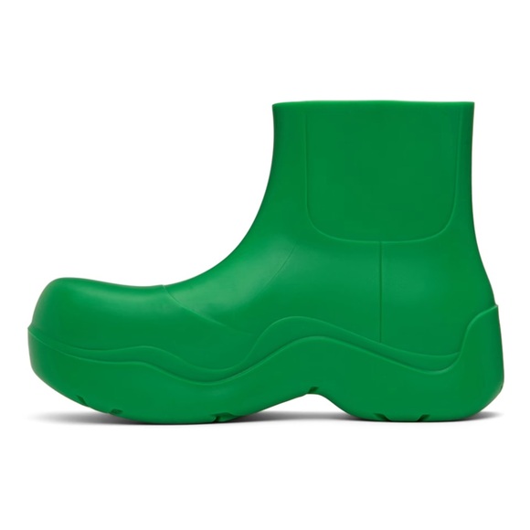 Gently Worn Bottega Veneta Kelly Green Puddle Boots - Picture 1 of 7